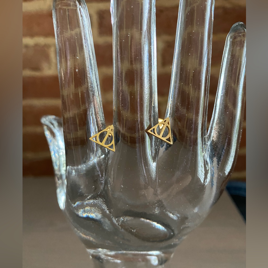 Harry Potter Deathly Hallows Earrings